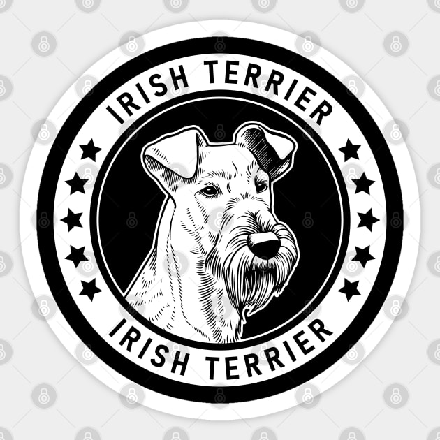 Irish Terrier Fan Gift Sticker by millersye